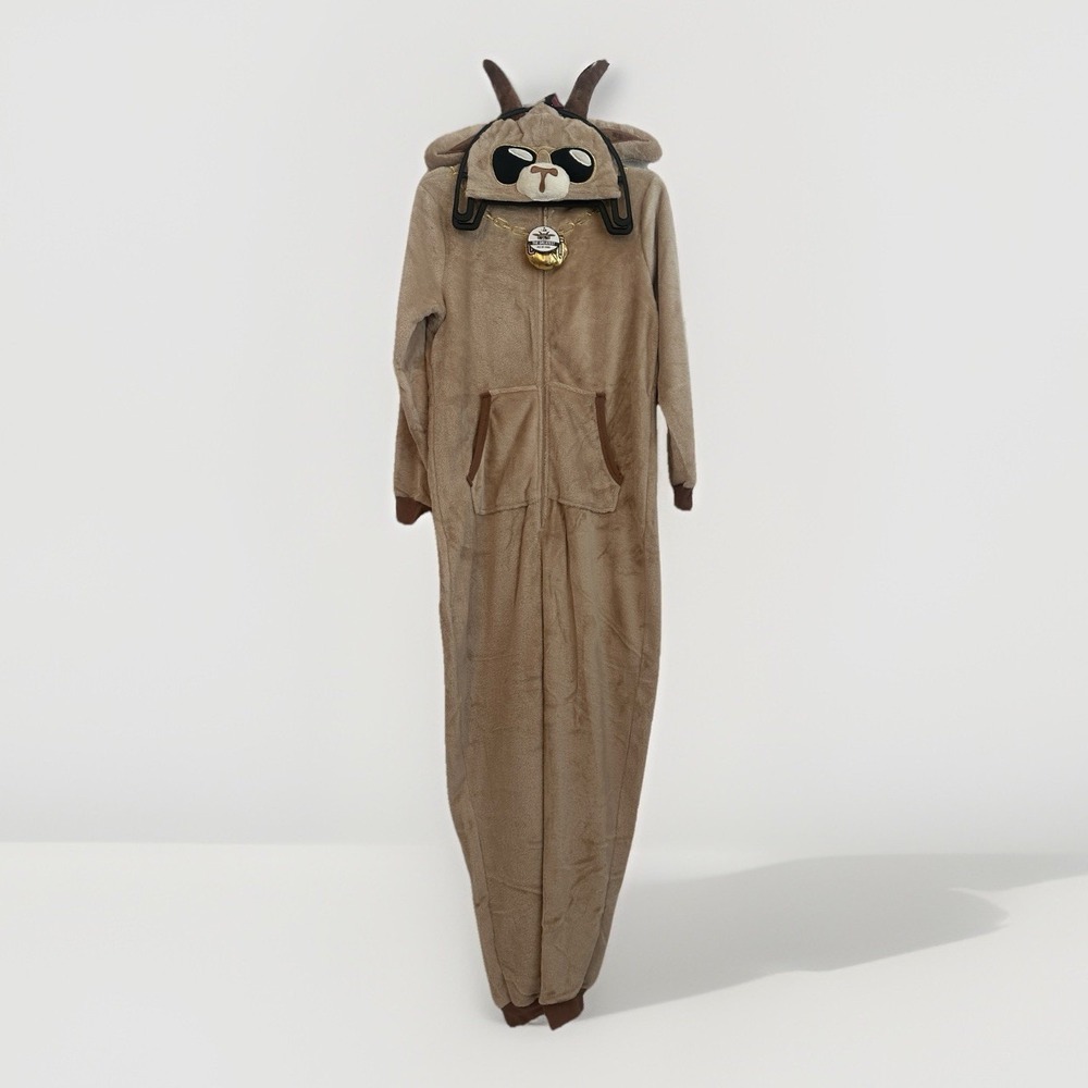 NWT Women's Small (4-6) GOAT Novelty Cosplay One Piece Pajama